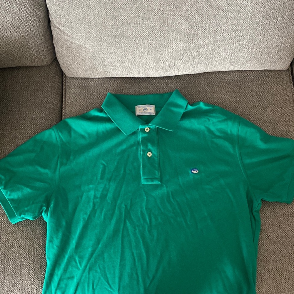 Southern Tide “The Skipjack Polo” medium green